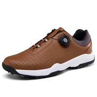 Prix usine Synthétique Golf Chaussure Mesh Golf Chaussures Chaussures Professionnelles Lacet Homme Résistant À L'usure Baskets Baskets
