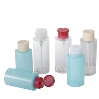 Xypackaging Bouteilles de conditionnement en plastique PET bleu translucide vides de 400 ml (13 oz) avec pompe pour démaquillant