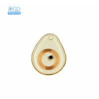 13.56mhz rfid porte-clés étiquette NFC ISO14443A réécriture UID 13.56mhz porte-clés pour porte de porte