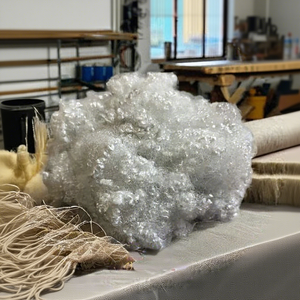 Fibra 100% Poliéster Reciclada PSF GRS para Textiles del Hogar, Cojines, Almohadas, Juguetes Blandos, Precio de Fábrica, 7D HCS - Product Image 1