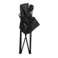 Chaise pliante d'extérieur portable pour pique-nique, barbecue, jardin, plage, camping en métal avec porte-gobelet