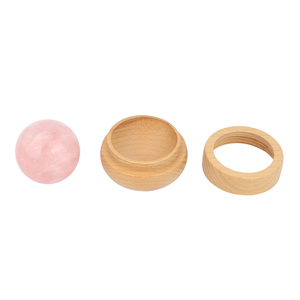 Rodillo de Masaje Corporal de Jade y Madera Natural, Certificado CE/BSCI, Logotipo Personalizado, 224g, para Cuerpo Completo - Product Image 3