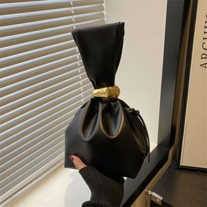 I-0581 Vintage Pleated Design Women's Fashion PU Leather Single Zip 6 Inch Tote <b>Bag</b> with Polyester Lining Elegant Evening Dinner - Product Image 4