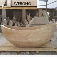 Baignoires Circulaires de Luxe en Marbre Vert Moderne, Sur Mesure, Autoportantes, pour Hôtels