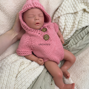 Muñeca <span class=keywords><strong>Reborn</strong></span> coleccionable de silicona de 18 pulgadas, boca abierta, puede beber, sensación de bebé Real, juguete para jugar, regalo para niños - Product Image 4