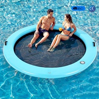 Fauteuil flottant gonflable léger et pliable pour piscine, plage et lac – Canapé aquatique pour adultes – Idéal pour les jeux d'eau estivaux
