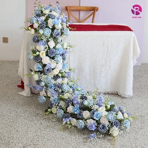 Rogan Wedding Flower artificiale Runner Wedding Wedding Wedding Flower Runner finti Flower Runner per la decorazione di eventi - Product Image 1
