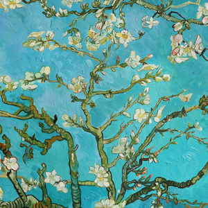 Ramas con Flores de Almendro - Reproducción de Pintura al Óleo Pintada a Mano por <span class=keywords><strong>Vincent</strong></span> <span class=keywords><strong>Van</strong></span> <span class=keywords><strong>Gogh</strong></span> sobre Lienzo, Flores Blancas Ecológicas en Floración - Product Image 3