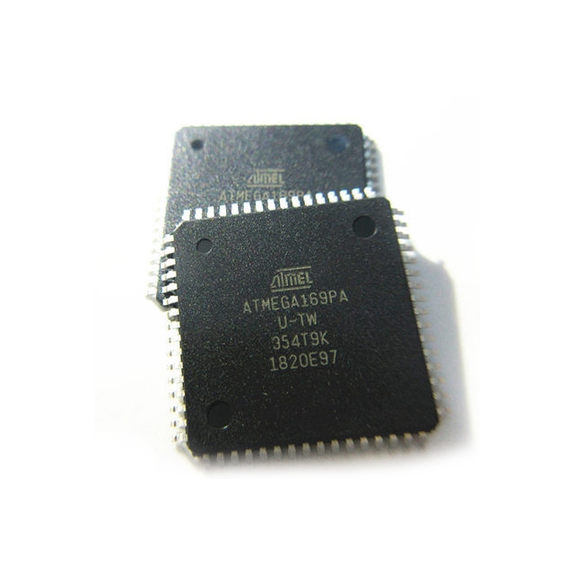 ATMEGA169P ATMEGA169 MCU 8-битный AVR 16KB флэш-памяти 3,3 V 5V 64-Pin QFN ATMEGA169P-16AU