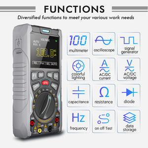 ET2010A ET928 เครื่องกำเนิดสัญญาณในตัว 2.5MS 50MS อัตราการสุ่มตัวอย่างออสซิลโลสโคปแบบพกพาแบบพกพา - Product Image 3