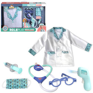 TOMMABO Venta al por mayor Doctor Carrera Uniforme Traje Juguete Doctor Juego de rol con equipo médico <span class=keywords><strong>Juguetes</strong></span> Set para niños y niñas <span class=keywords><strong>Juguetes</strong></span> - Product Image 3
