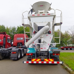 รถผสมคอนกรีตมือสองยี่ห้อซิโนทรัค ฮาวเวอร์ 6x4 10 ล้อ เครื่องยนต์ดีเซล ความจุ 12 คิว เกียร์ธรรมดา ระบบกันสะเทือนแบบลม จากโรงงาน - Product Image 3