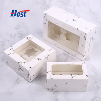 Boîtes à gâteau gobelet en papier jetables personnalisées Boîtes en papier de carton de qualité alimentaire