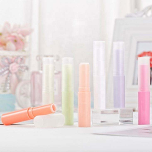 Empty 4ml Twist Lipstick Tube Lip Balm Container Chapstick Holder in Pink Green Peach White Purple Matte PP Material Screw Cap - Product Image 4
