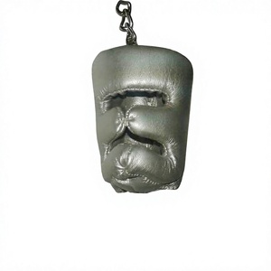 Professional Custom Genuine <b>Leather</b> Boxing Gloves with <b>Key</b> <b>Chain</b> PU Printed Gear Head Guard and Protection Sublimated Printing - Product Image 2