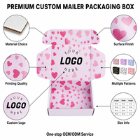 Cajas de Cartón Corrugado Rojas y Blancas Reciclables y Ecológicas Personalizadas para Empacar Alimentos, Galletas, Ropa, Sombreros, Cajas de Regalo