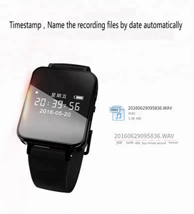 Grabadoras de audio digitales V81 Reloj de pulsera Pulsera 1536Kpbs Grabación Dictáfono Batería de larga duración Grabadora de sonido Reproductor de MP3 - Product Image 6
