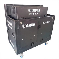 Système de levage hydraulique Goodcase DJ Flip Workstation Mixer Flight case pour console Yamaha DM7 avec tiroir 2U