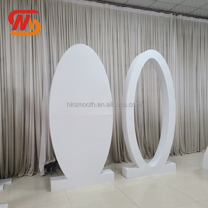 SMOOTH Factory Newest Fashion Metal <b>Backdrop</b> Luxury Arch Stage Stand <b>Frame</b> Panel for Wedding Event Decoration - Product Image 3