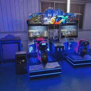 Nouvelle machine de jeu vidéo de moto double 42 pouces 5DX avec flamme dynamique complète, machine de jeu à monnayeur - Product Image 3