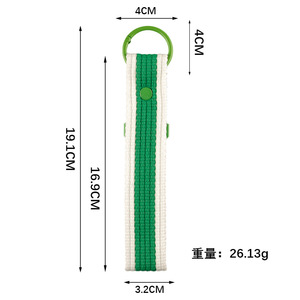 Bas quantité minimale de commande 3.2cm plaine porte-clés sac à dos lanières boucle colorée coton ceinture porte-clés personnalisé <span class=keywords><strong>Promotion</strong></span> lanière collège lanières - Product Image 4