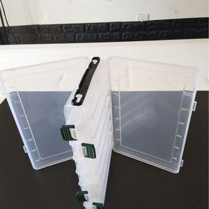 Boîte de rangement pour matériel de pêche double face, en PP, étanche, portable, pour usage en lac, pour l'organisation des leurres et des appâts - Product Image 3