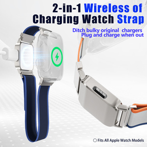 สายนาฬิกาไนลอนแบบไร้สาย 2 in 1 พร้อมที่ชาร์จแม่เหล็กแบบ Type C สำหรับสมาร์ทวอทช์ - Product Image 4