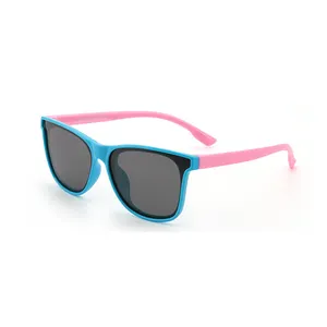 时尚儿童太阳镜男童女童学院风格太阳镜度假防紫外线遮光儿童眼镜