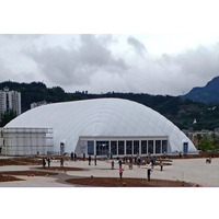 Tienda de cúpula de evento con dosel de estructura de membrana inflable con soporte de aire de alta calidad
