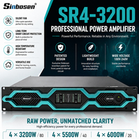 Amplificateurs de scène haute performance SR4-3200 100V-240V, amplificateur de puissance pour son surround karaoké, pour enceintes linéaires