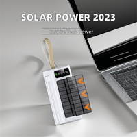 Nouvelle arrivée 22.5W banque de lithium à énergie solaire haute capacité 30000mah affichage LED Portable 65W UK tendance produit de gros