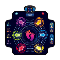   Tapis de danse avec six touches directionnelles et lumières LED – Jeu de danse amusant pour enfants, idéal pour l'activité et l'exercice