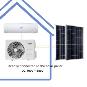 ACDC hibrid güneş klima duvara monte 9000BTU Household btu 18000BTU 24000BTU yeni elektrik güç ev odası kullanımı için