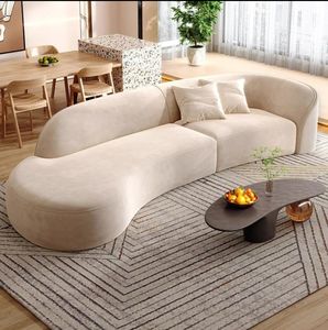 आधुनिक हरी आर्मचेयर सोफे सेट 1 + 1 + 3 फर्नीचर होटल अपार्टमेंट रहने वाले कमरे घर कार्यालय चमड़े/कपड़े सोफे - Product Image 1