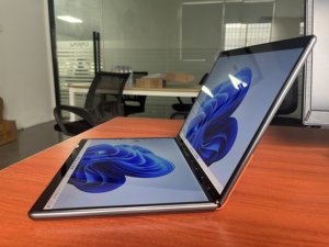 Mini Laptop de 13.3 Pulgadas con Pantalla Dual, Lápiz Óptico Activo, Opción de Teclado USB Externo, Computadora Portátil con Doble Pantalla Táctil, Laptops Empresariales - Product Image 2