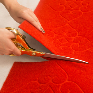 Multi colore decorativo ufficio hotel salotto in poliestere ago perforato jacquard strisce vip red carpet runner - Product Image 5