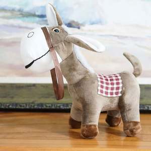 Jouets en peluche âne Neddy mignons et personnalisés, animaux de <span class=keywords><strong>ferme</strong></span>, vente en gros à bas prix, cadeaux pas chers - Product Image 2