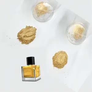 cosmetic glitter 1oz bottle gold shimmer pigment for Shimmer body fragrances