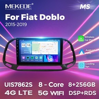 MEKEDE MS 8 + 128G Android IPS DSP lecteur dvd de voiture pour Fiat Doblo 2015-2019 voiture gps WIFI 4G LTE BT AM FM système multimédia de voiture