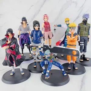 Atacado Alta Qualidade Anime Narutos Kakashi Sasuke Uzumaki Modelo De Ação PVC Figura Brinquedos Figuras De Ação Narutos
