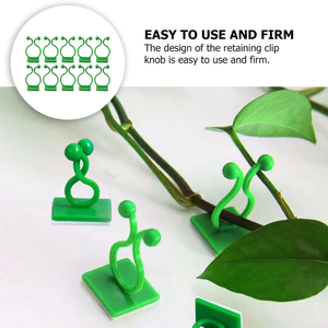 Clip de fixation de vigne en rotin auto-adhésif en plastique moderne <span class=keywords><strong>pour</strong></span> plantes, stents et pots de fleurs - Product Image 4