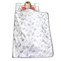 Tapis de sieste Standard pour tout-petits, éléphant avec oreiller et couverture pour enfants d'âge préscolaire, garderie