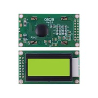 Module d'affichage LCD interactif intelligent 8x2 caractères avec rétroéclairage LED, alimentation 3.3V/5V, accessoire en plastique 0802B