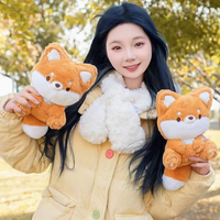 Peluche renard mignonne et moelleuse, grande queue, animal en peluche, poupée en peluche douce, oreiller pour enfants, cadeaux pour filles, fabricant en gros