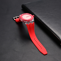 Bracelet de montre en silicone en gros, en stock, compatible avec AP&Swatch Royal Pop, accessoires de remplacement pour bracelet de montre