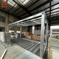 Structure de conteneur intégrée détachable et configurable en acier galvanisé durable, prix usine
