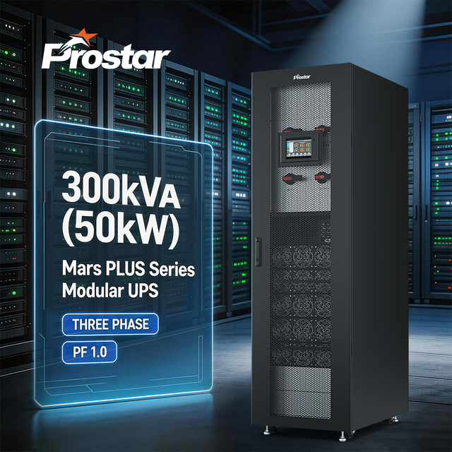 Mars Series Modular On-Line UPS 300KW  Three Phase with Separate Charge Module for Networking