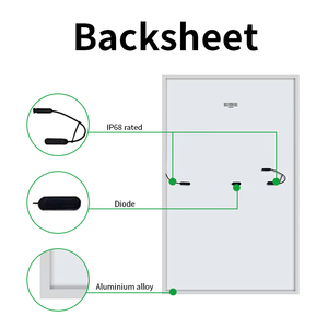 Panel Solar Fotovoltaico de 150 Vatios al por Mayor, Precio de Fábrica, Proveedor, Disponible en Stock, Alta Calidad, Marco de Vidrio y Aluminio - Product Image 3