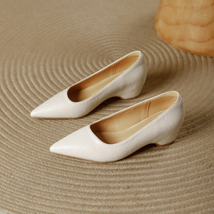 Women's Open Toe Ballet <b>Flats</b> Breathable Slip-On Comfort Shoes Summer Spring All Seasons Solid Color Low Heel - Product Image 4