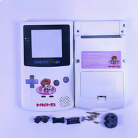 Pour Nintendo GBC Console de jeu coque de couleur pour Game Boy coque de remplacement de couleur pour GBC Console de jeu coque en édition limitée